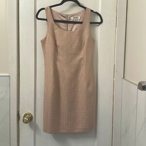 Evernew Glistening Pink Jacquard Dress Size 4 US